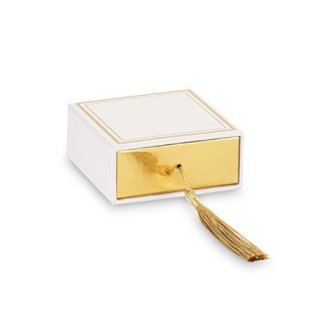 SCATOLA CASSETTO 7X7X3CM BIANC